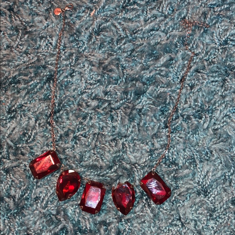 Swarovski red necklace